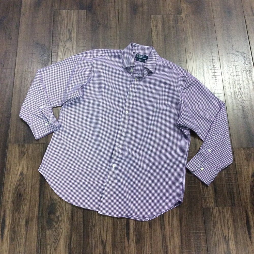 Purple Plaid Polo Ralph Lauren Regent Button Down